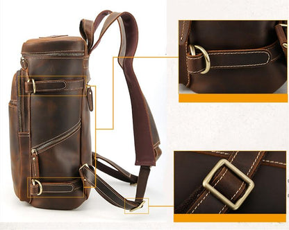 Steel Horse Leather Raoul Backpack | Handmade Vintage Leather Backpack