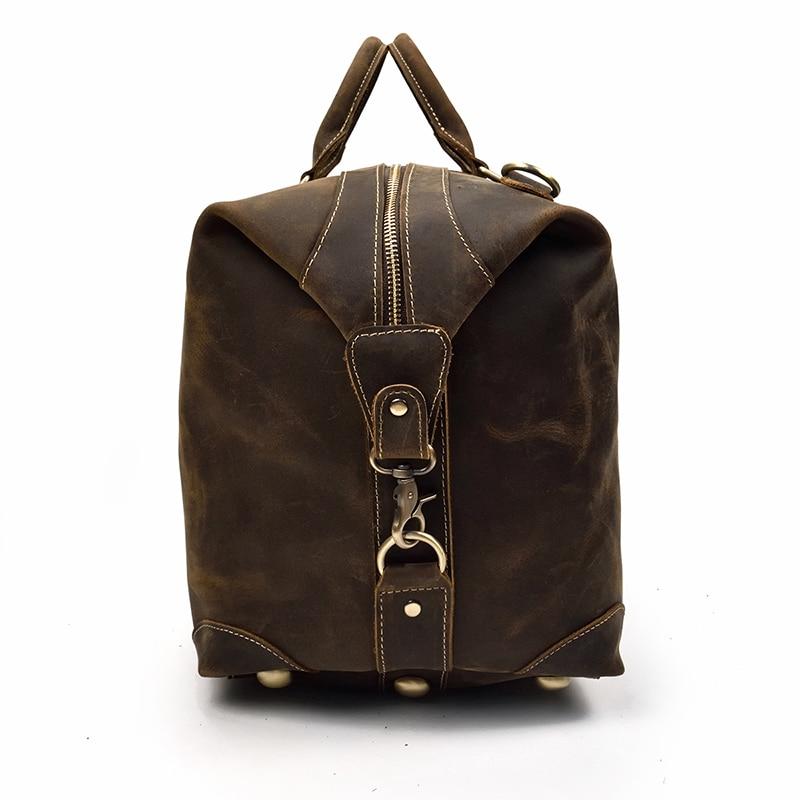 Steel Horse Leather Eira Duffle Bag | Vintage Leather Weekender