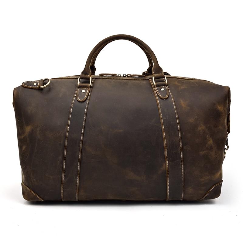 Steel Horse Leather Eira Duffle Bag | Vintage Leather Weekender