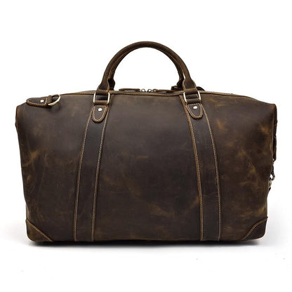 Steel Horse Leather Eira Duffle Bag | Vintage Leather Weekender