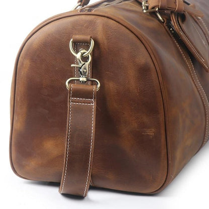 Steel Horse Leather The Dagny Weekender | Large Leather Duffle Bag