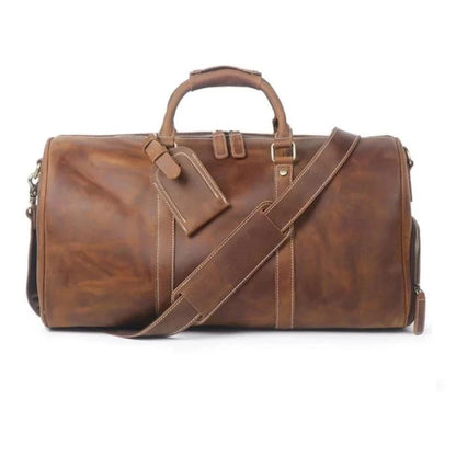 Steel Horse Leather The Dagny Weekender | Large Leather Duffle Bag