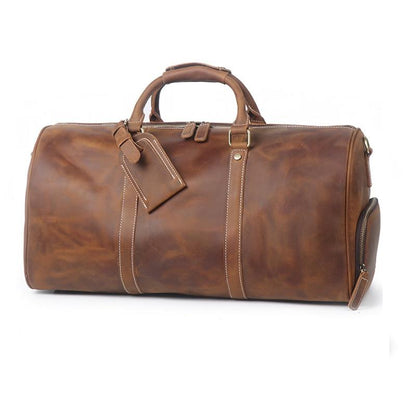 Steel Horse Leather The Dagny Weekender | Large Leather Duffle Bag
