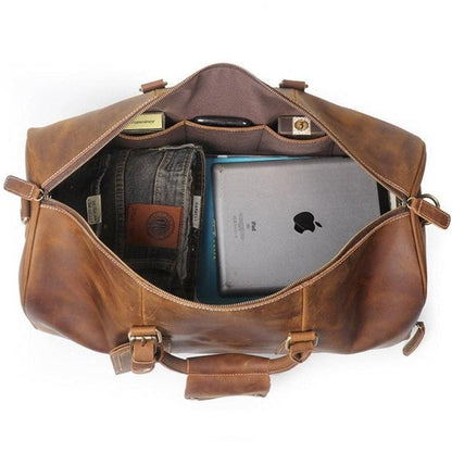 Steel Horse Leather The Dagny Weekender | Large Leather Duffle Bag