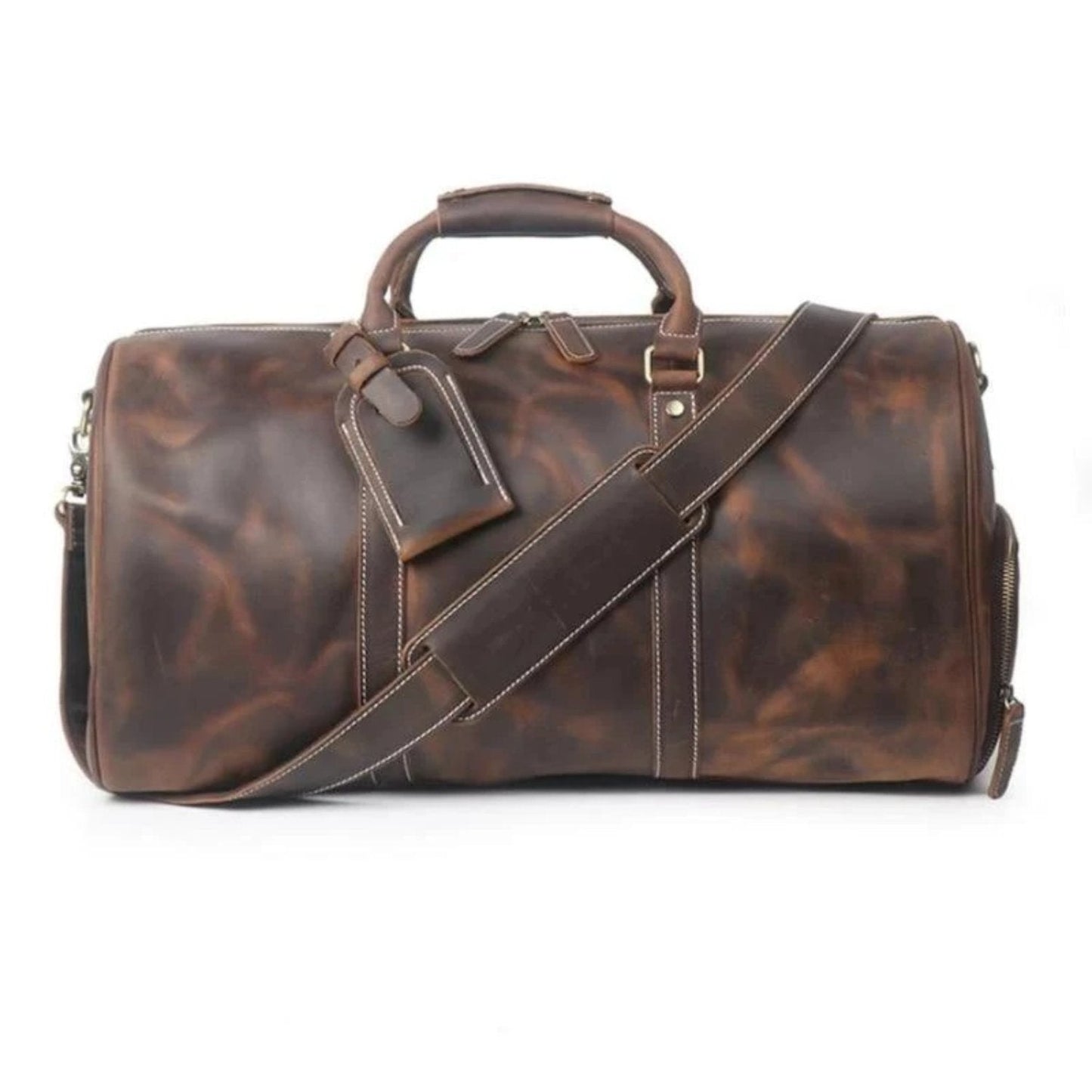 Steel Horse Leather The Dagny Weekender | Large Leather Duffle Bag