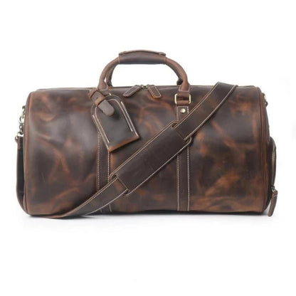 Steel Horse Leather The Dagny Weekender | Large Leather Duffle Bag