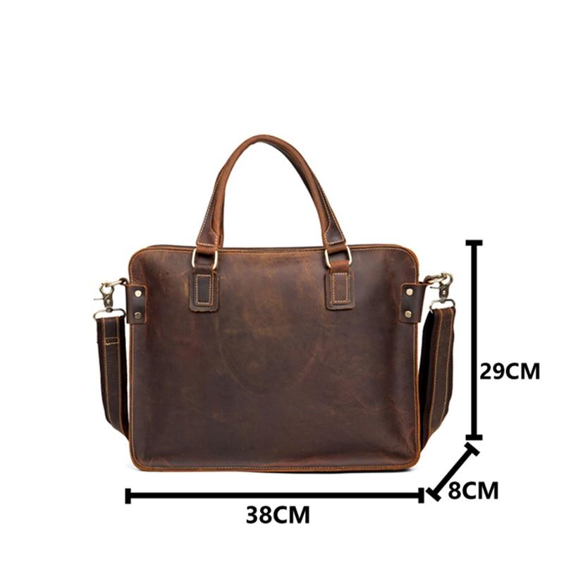 Steel Horse Leather Viggo Briefcase | Genuine Leather Messenger Bag