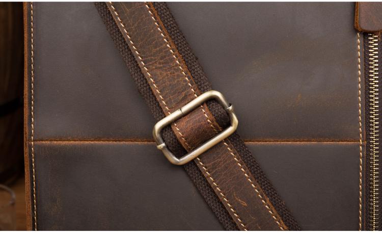 Steel Horse Leather Viggo Briefcase | Genuine Leather Messenger Bag