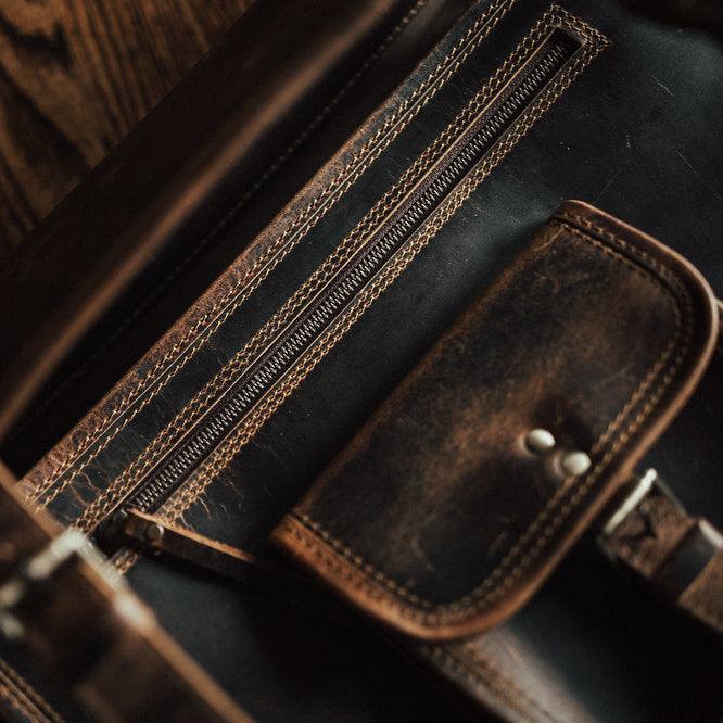 Kodiak Leather Buffalo Leather Briefcase