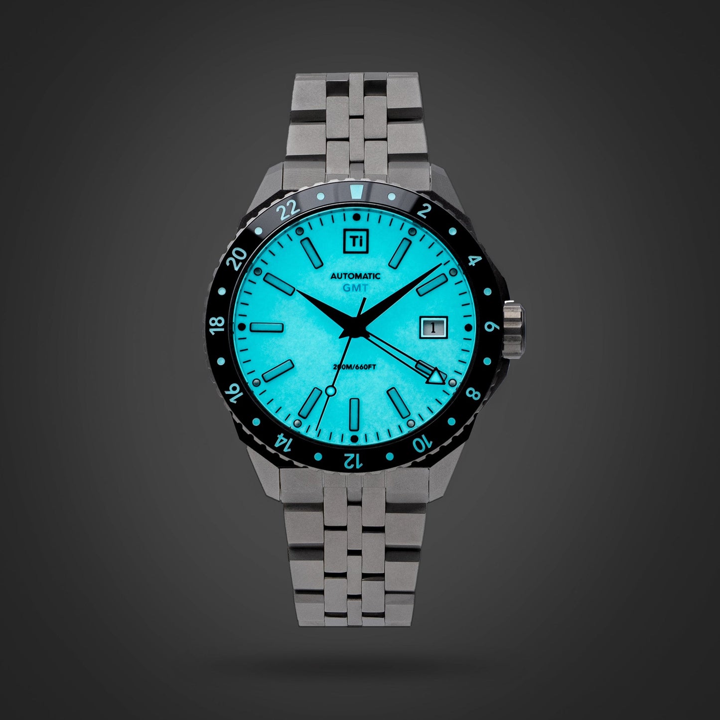 Big Idea Design Ti GMT Watch