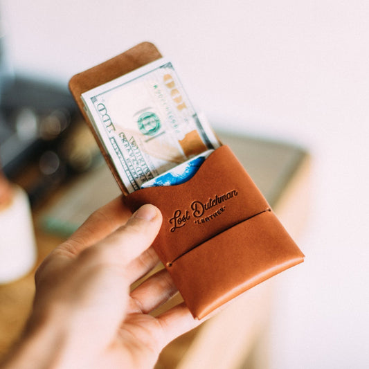 Lost Dutchman Leather "The" Franklin Minimalist Leather Wallet