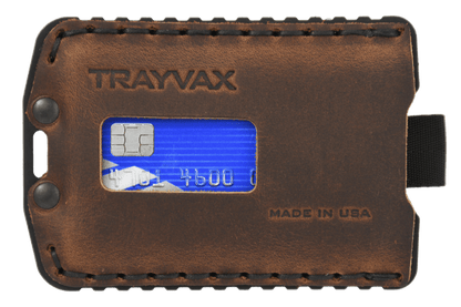 Trayvax Ascent Wallet - Black Mississippi Mud