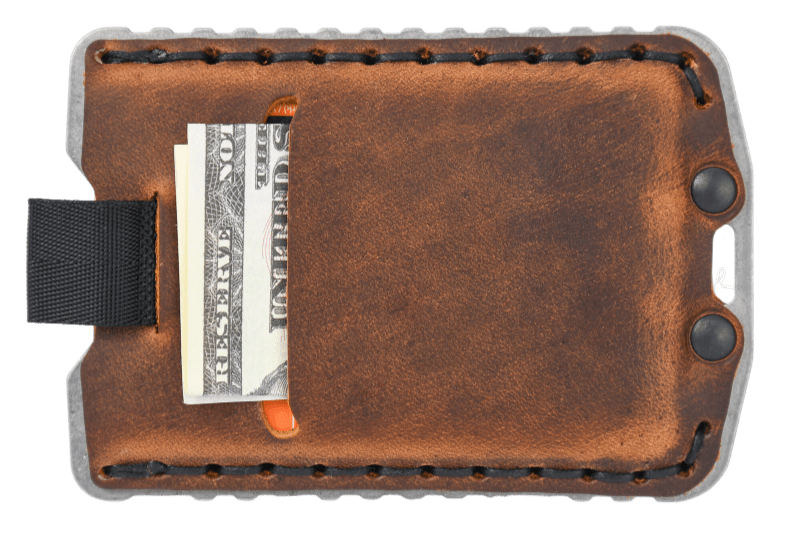 Trayvax Ascent Wallet - Raw Tobacco Brown