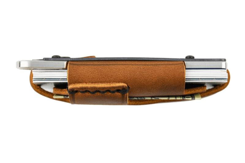 Trayvax Contour Wallet - Raw Tobacco Brown
