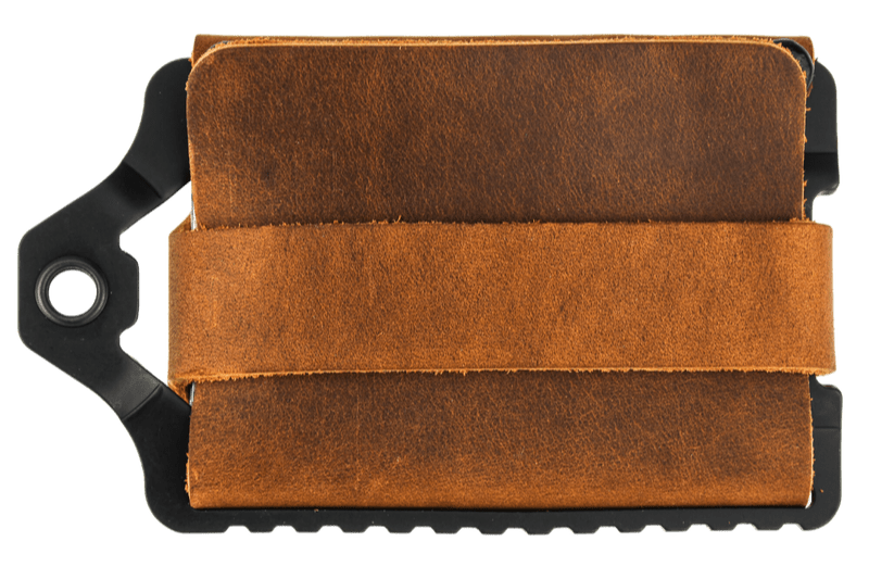 Trayvax Element Wallet - Black Tobacco Brown