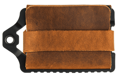 Trayvax Element Wallet - Black Tobacco Brown