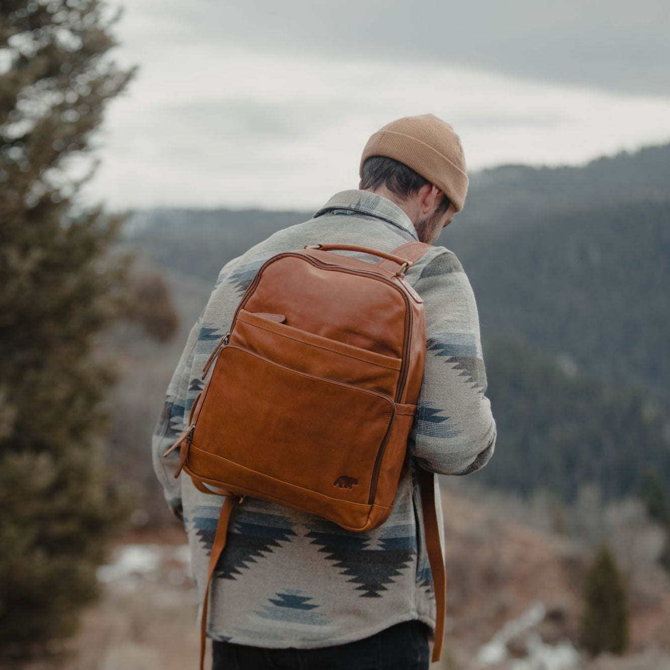 Kodiak Leather Katmai Leather Backpack