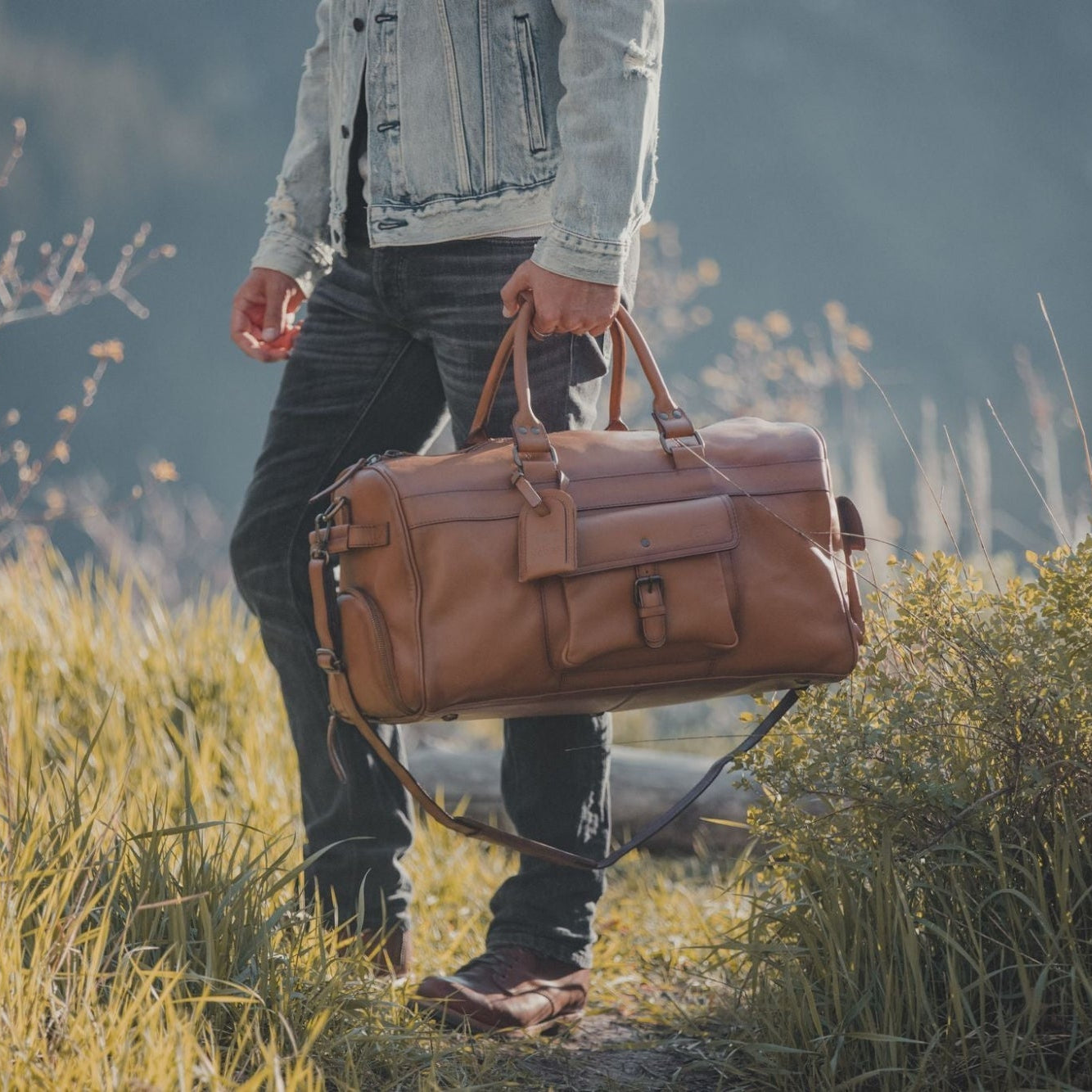 Kodiak Leather Yukon 60L Weekender Duffel